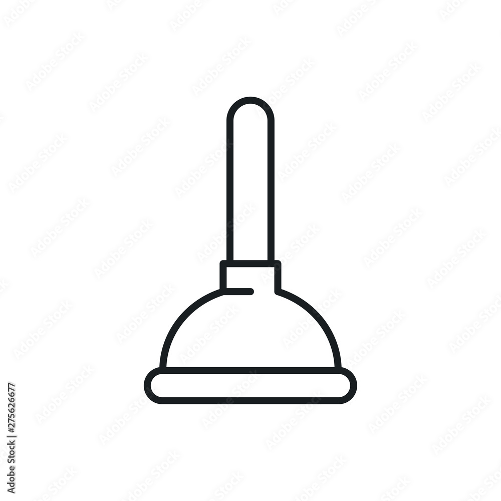 plunger vector icon plunger vector icon