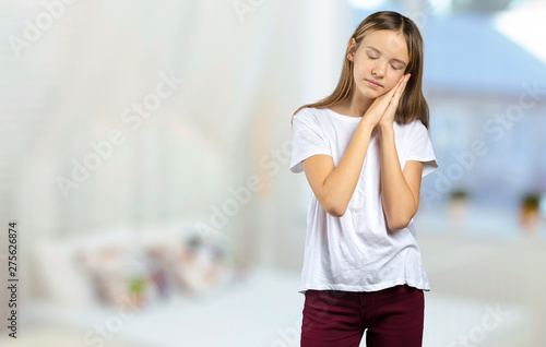 Little cute girl is bored and tired after school Free Download Little cute girl is bored and tired after school - GFXLoad