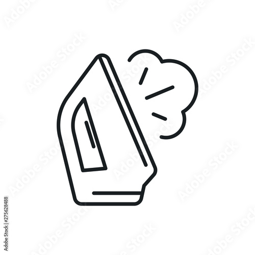 steaming vector icon