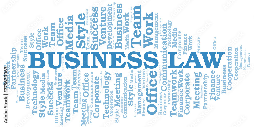Business Law word cloud. Collage made with text only. Business Law word cloud. Collage made with text only.