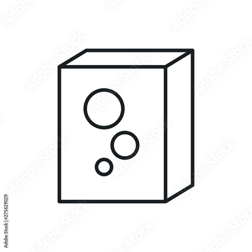 washing powder vector icon