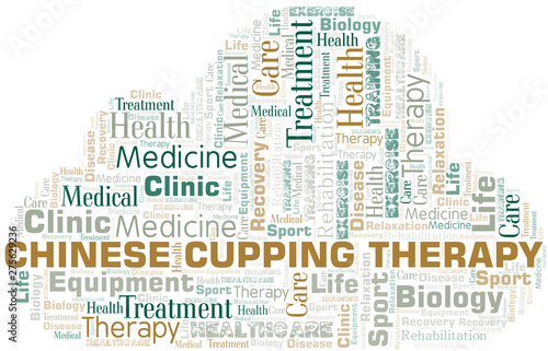 Chinese Cupping Therapy word cloud. Wordcloud made with text only.
