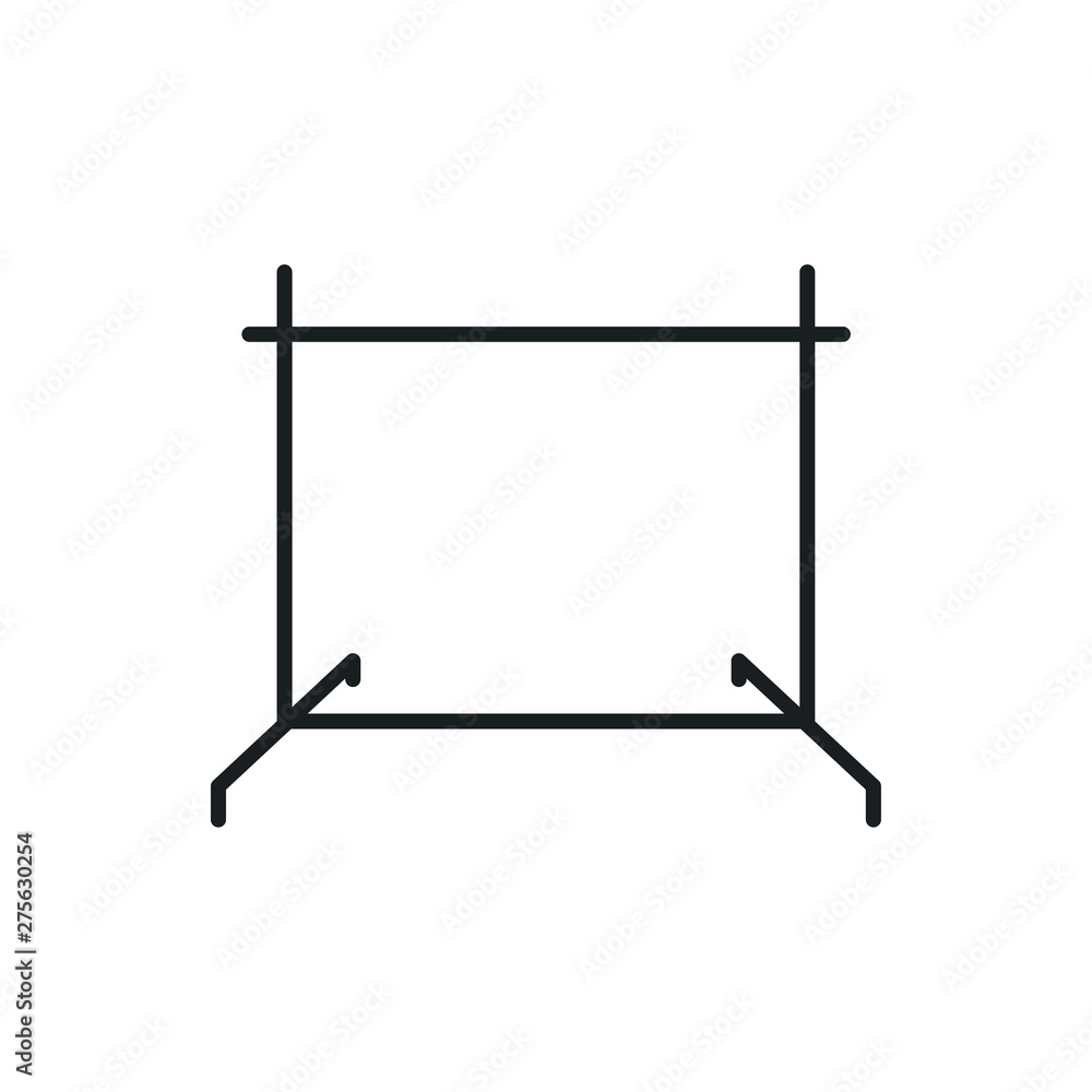 clothes rack vector icon clothes rack vector icon