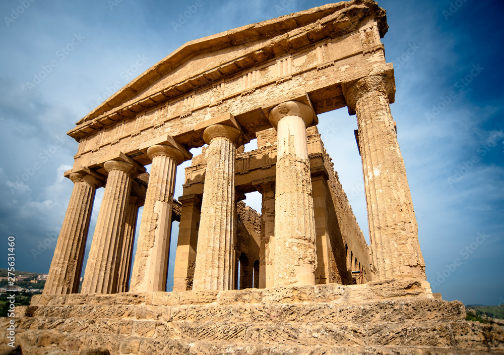 Ancient Temple of Concord. Agrigento, Sicily
