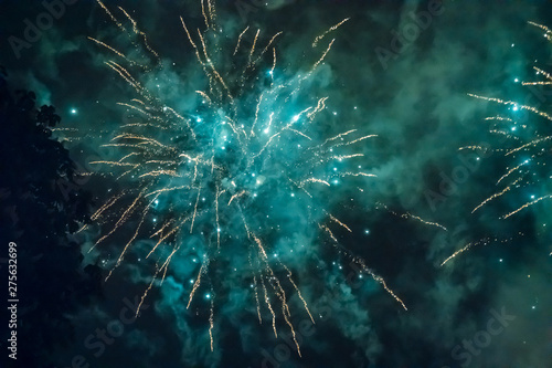 Photography Firework in Tivoli, Copenhagen