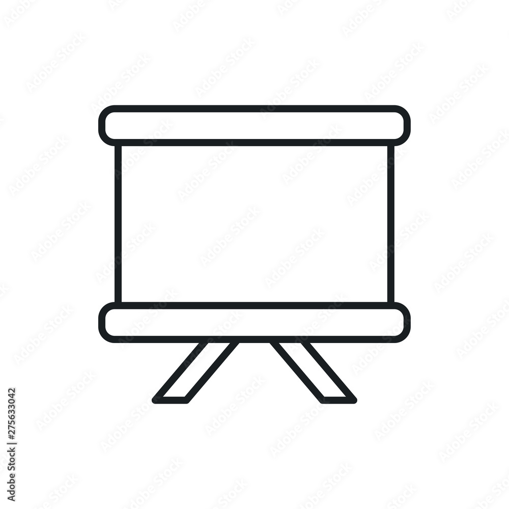 presentation board vector icon presentation board vector icon