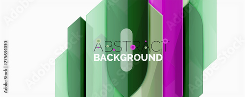 Abstract color lines dynamic background, modern material design style