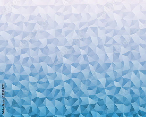 Abstract Delaunay Voronoi trianglify color diagram background illustration