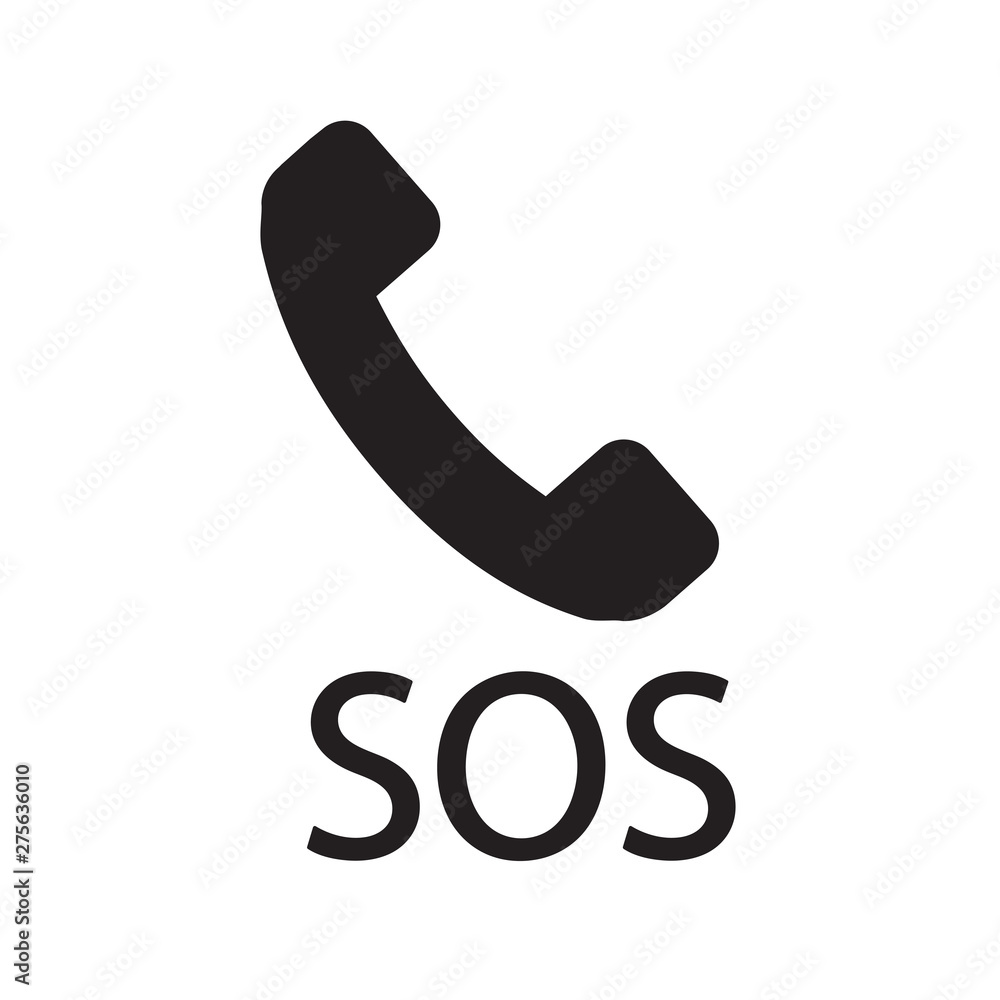 sos call icon phone, vector sos call help on phone sign sos call icon phone, vector sos call help on phone sign