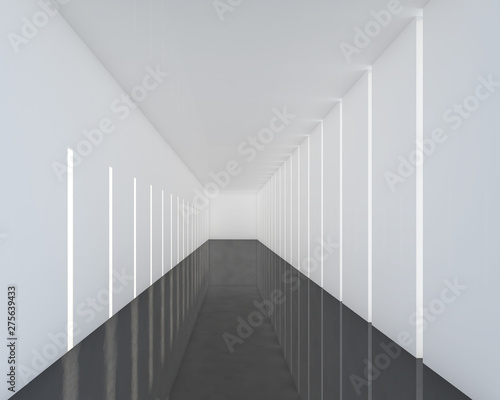 Fototapeta Naklejka Na Ścianę i Meble -  white room interior background