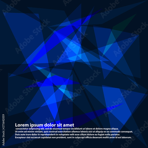 Abstract dark blue background vector image