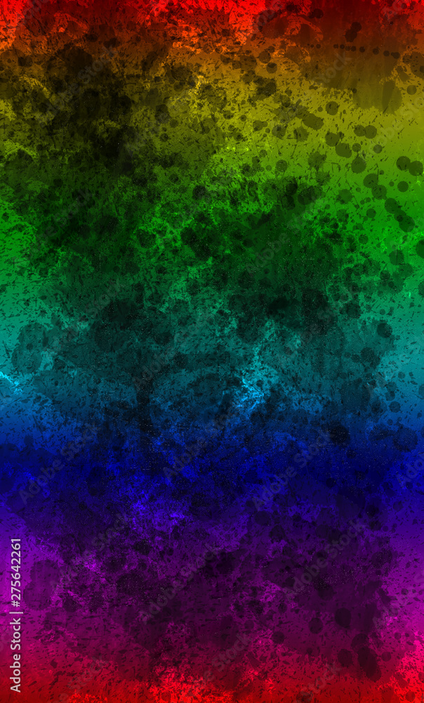 Abstract Image with colorful graphical elements design