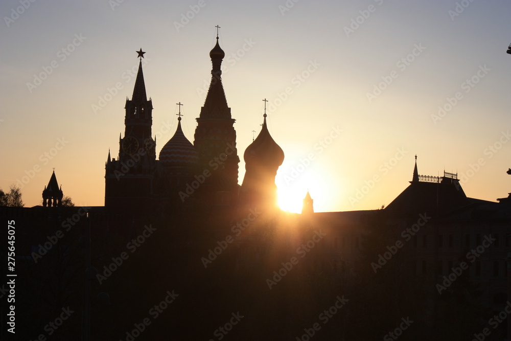 Kremlin. Sunset.