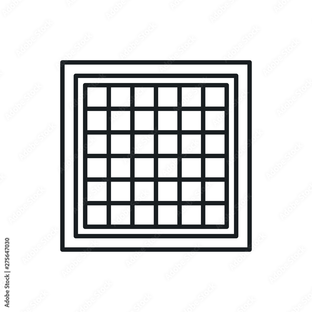 chess board vector icon