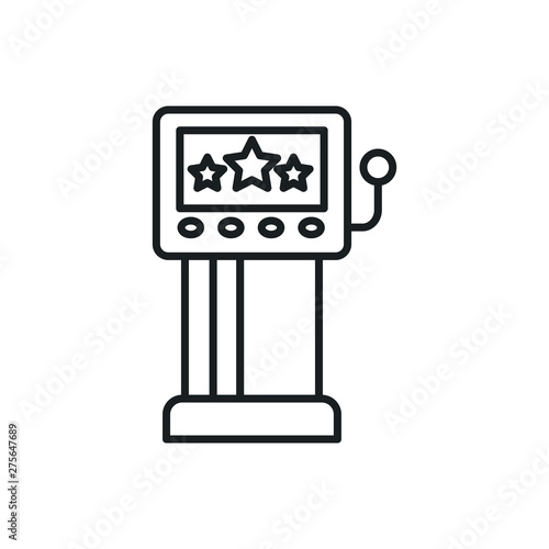 slot machine vector icon