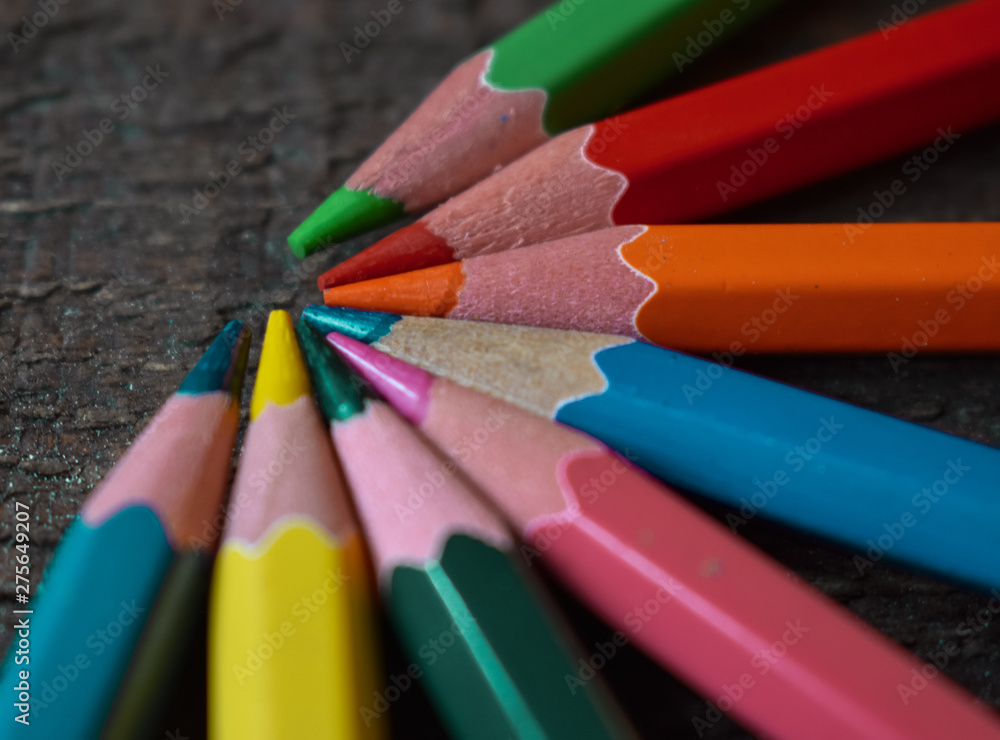 Colored pencils Background Colored pencils Background