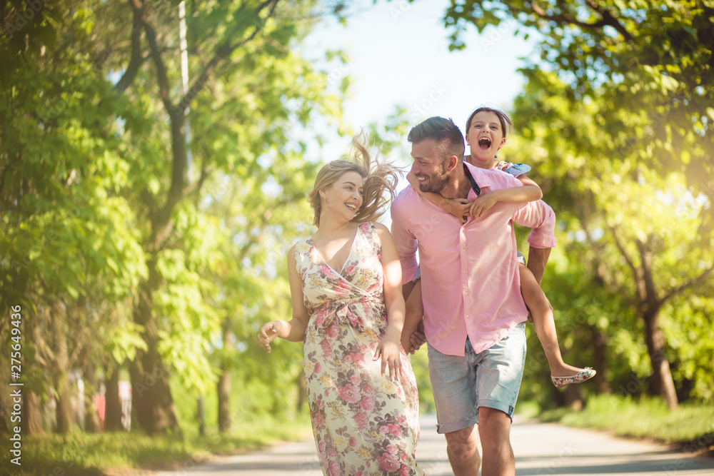 Fototapeta premium Faster daddy.