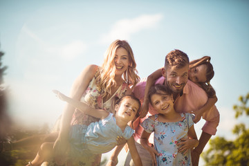 Big family full of love.