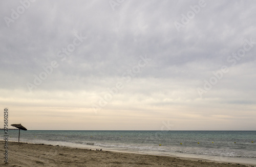 Tunisia, sandy beach and sea, good for leisure © Cezary
