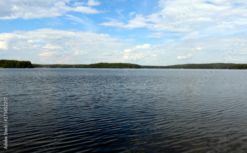 Island in the middle of the lake