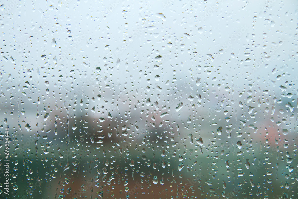 Rain drops on a window Rain drops on a window