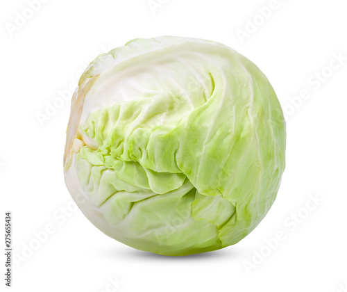 cabbage isolated on white background. full depth of field © supamas