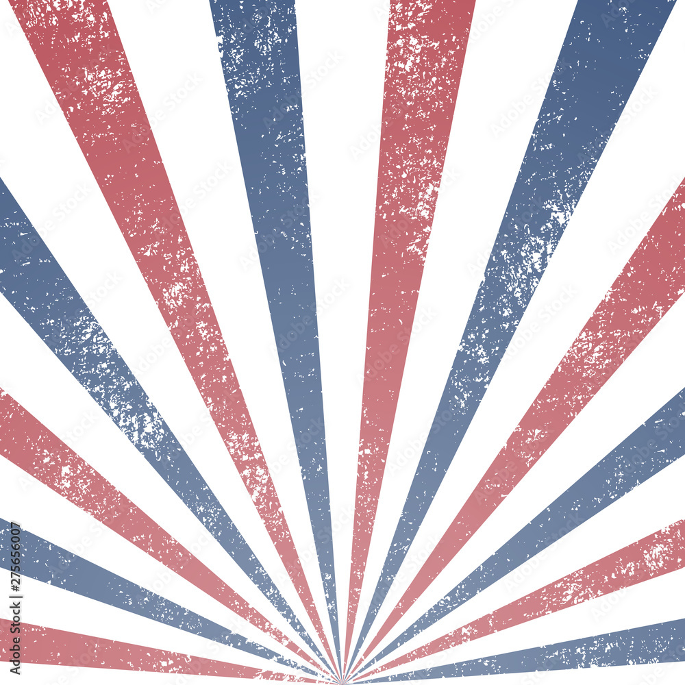 Fototapeta premium Abstract rays background with grunge effect