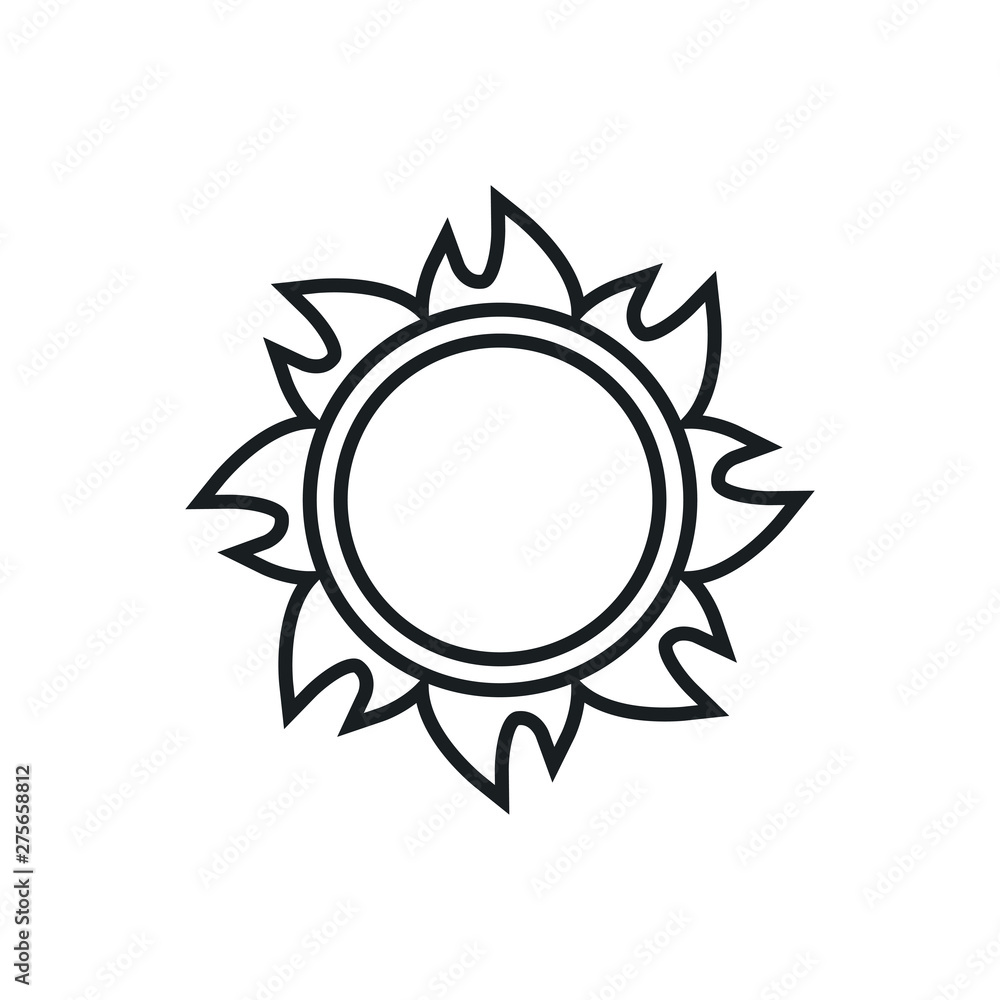 sun vector icon sun vector icon
