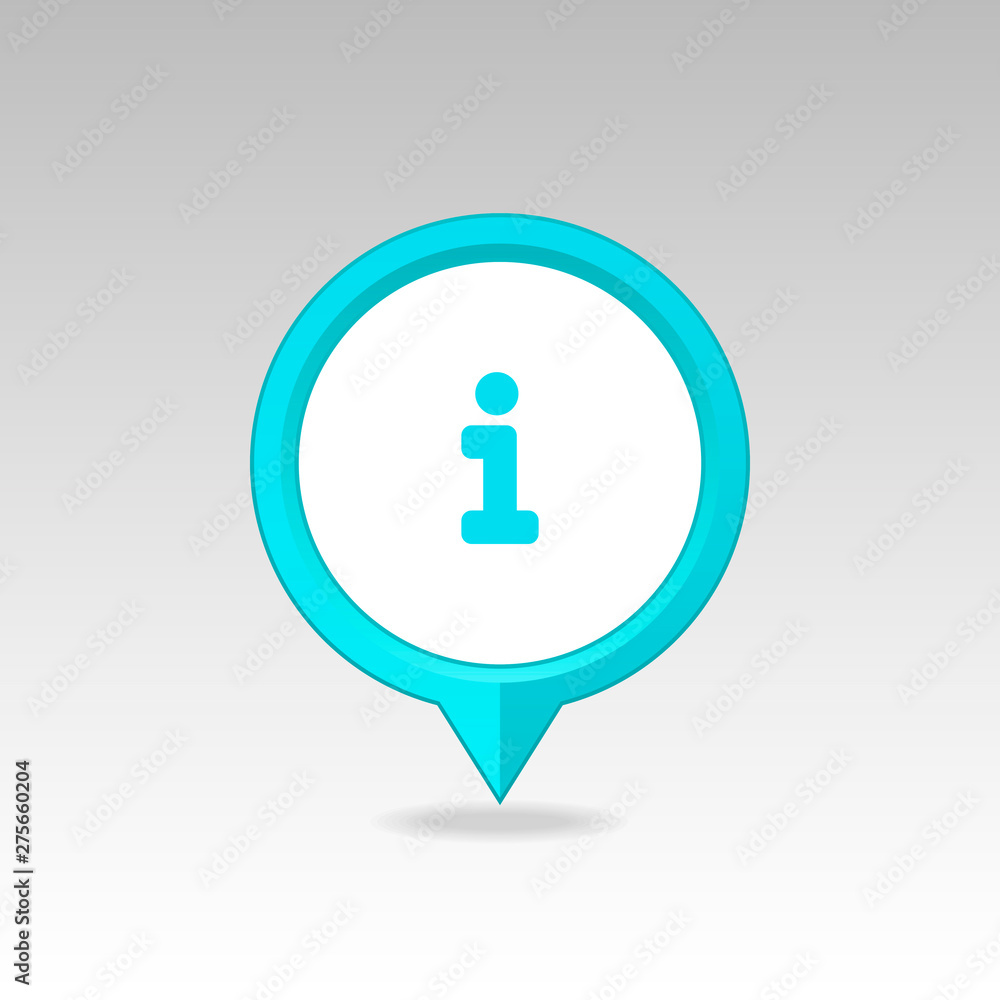 Information pin map icon. Map pointer. Map markers Information pin map icon. Map pointer. Map markers