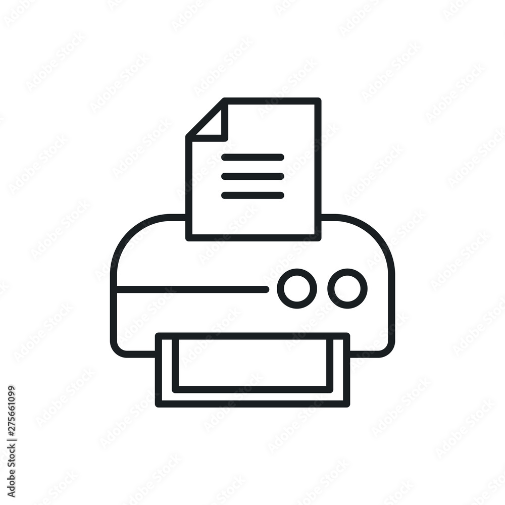 printer vector icon printer vector icon