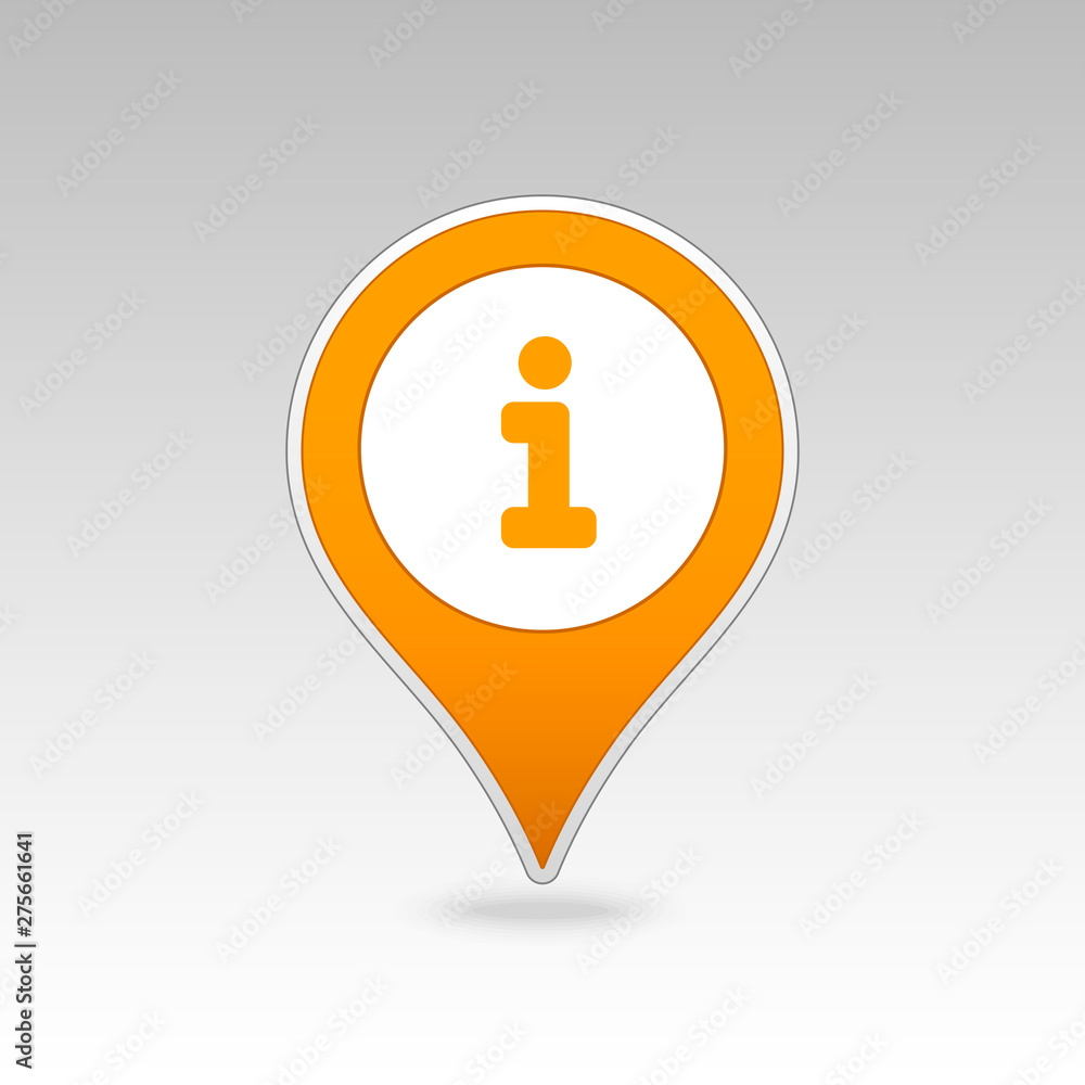 Information pin map icon. Map pointer. Map markers Information pin map icon. Map pointer. Map markers