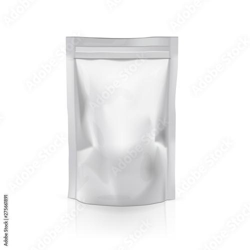 Realistic Food Flexible Pouch Snack Sachet Bag Package
