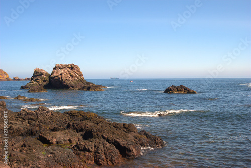 rocks, sea and coast at St. Abbs, Berwickshire, scotland © victor Lord Denovan