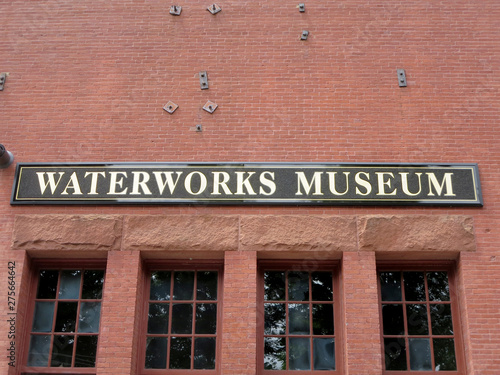 Historic Waterworks Museum Sign