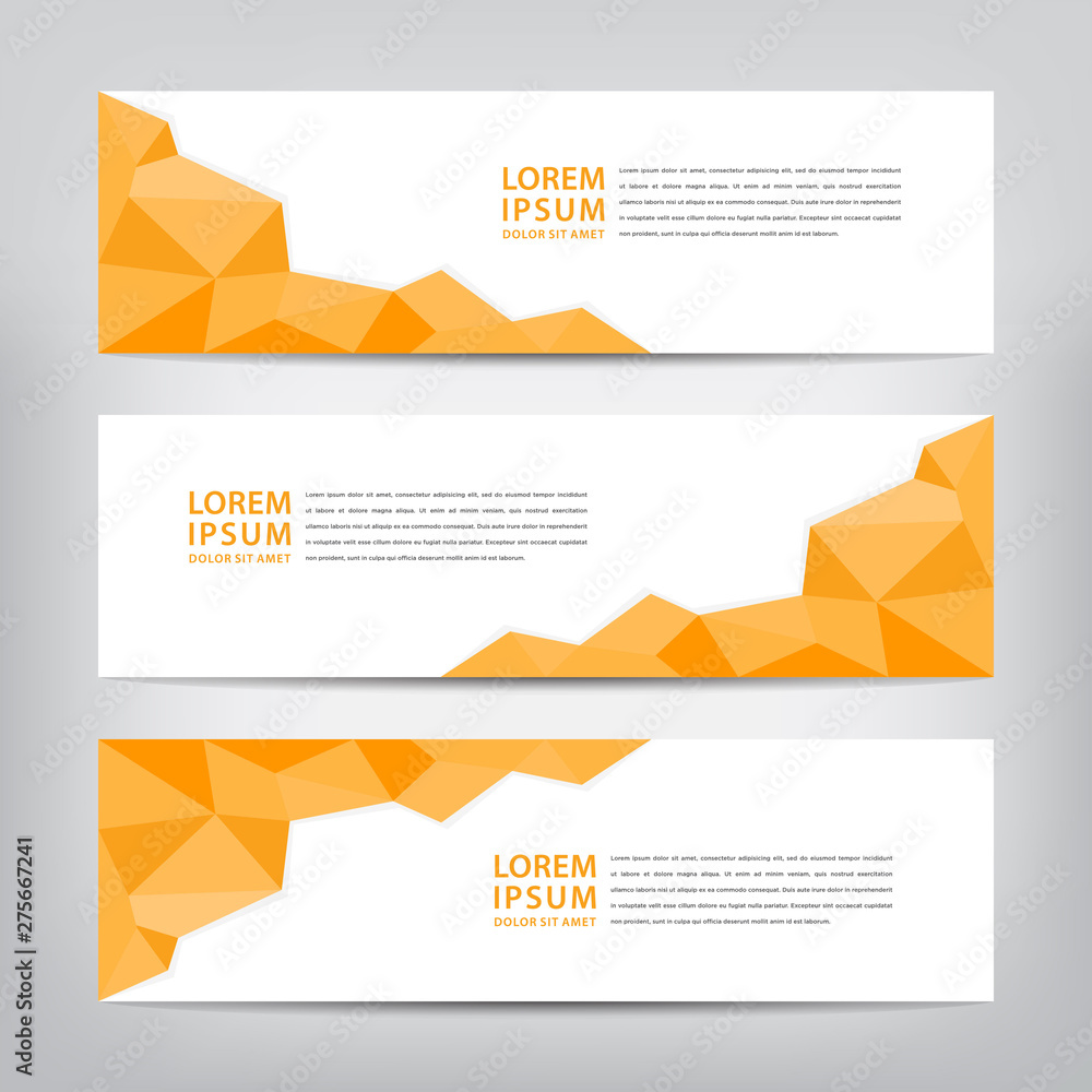 Fototapeta premium abstract web banner template, vector illustration