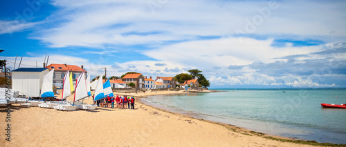 Картината върху платно Ecole de voile à Noirmoutier > Vendée > France