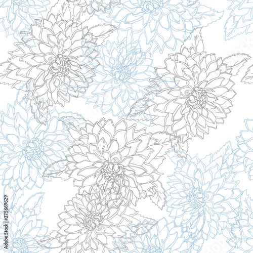 Seamless pattern with hand drawn summer flowers for textile  wallpapers  gift wrap and scrapbook. Vector illustration