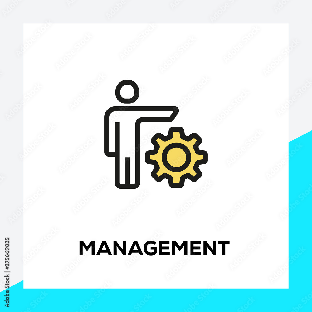 MANAGEMENT LINE ICON SET MANAGEMENT LINE ICON SET