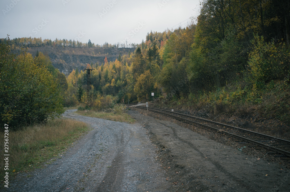 Exploring gravel roads near Hruba Voda, Domasov and surrounding military area