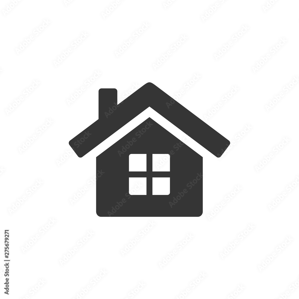 Home icon template black color editable. House symbol vector sign isolated on white background. Simple logo vector illustration for graphic and web design.