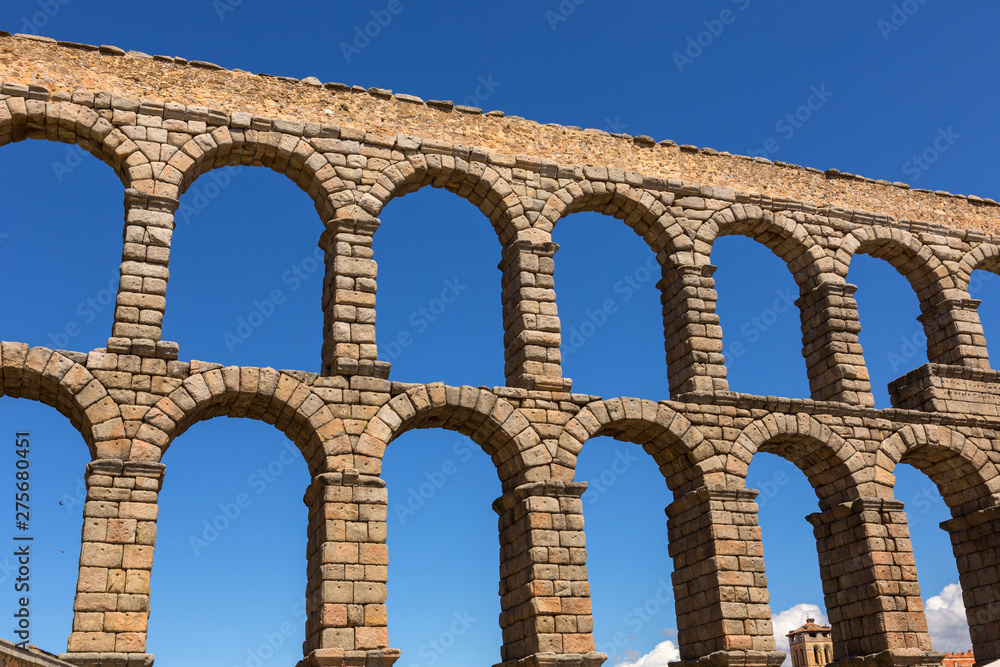 Segovia aqueduct ruins