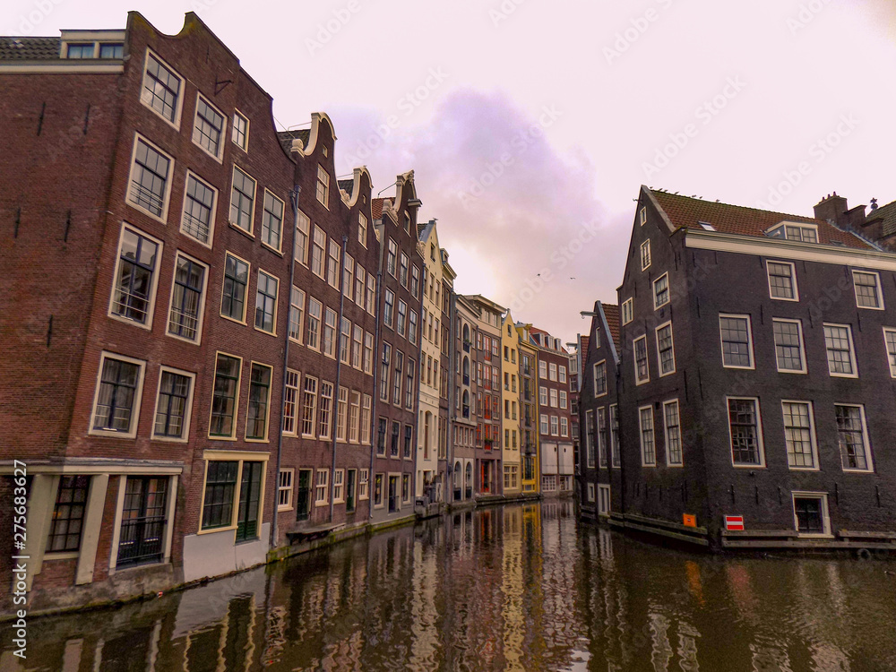 Buildings along the Canals of Amsterdam