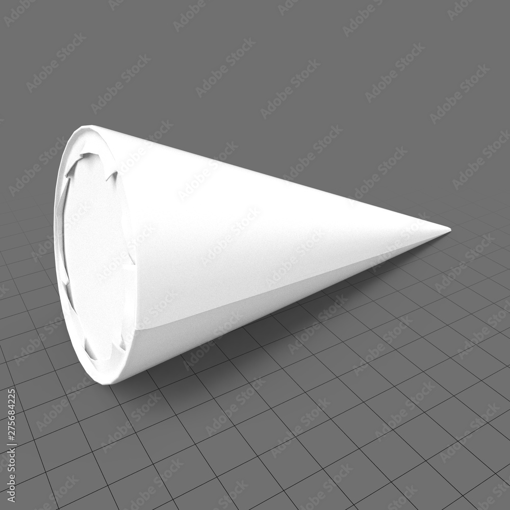 Ice cream cone packaging Stock 3D asset Adobe Stock