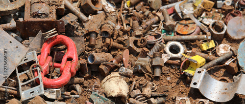 background of rusted hardware photo