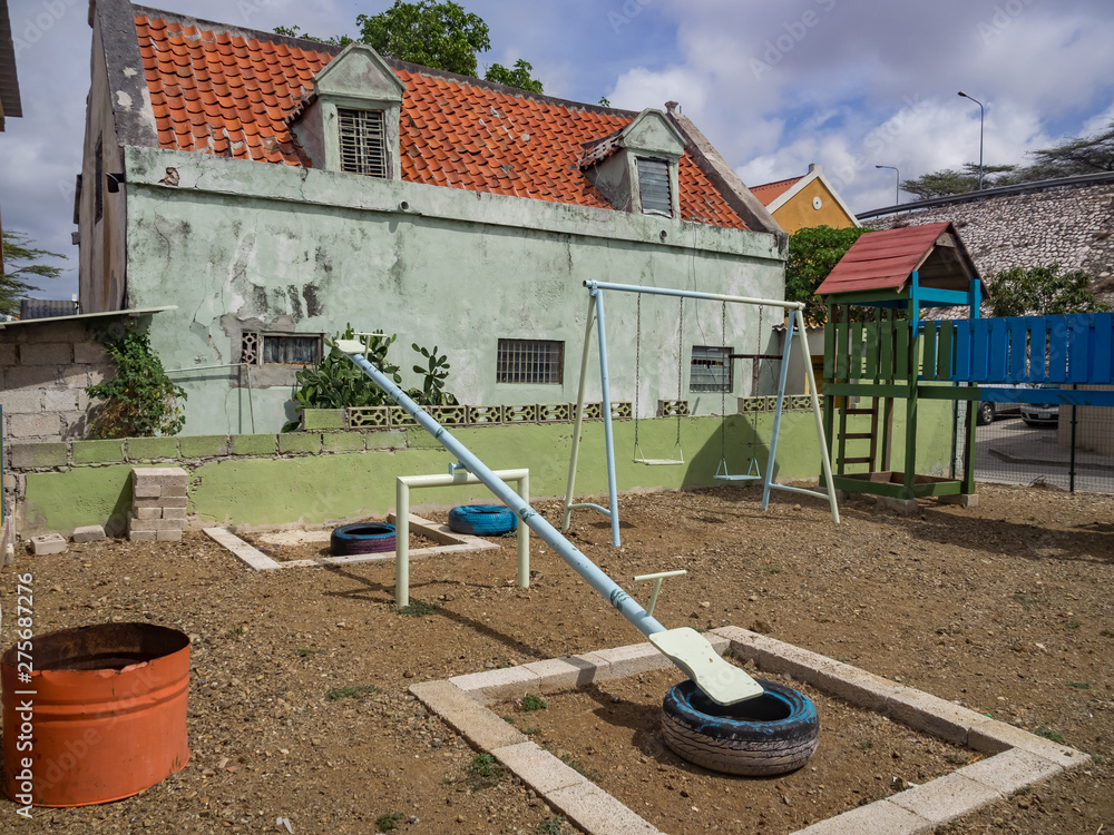 Fototapeta premium Otrobanda World Heritage Site Views around the small Caribbean island of Curacao