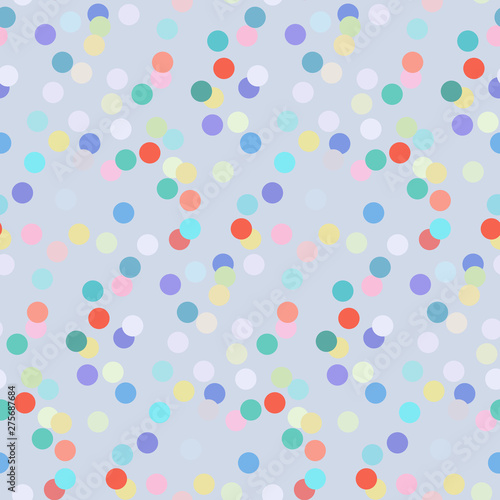 Confetti seamless pattern