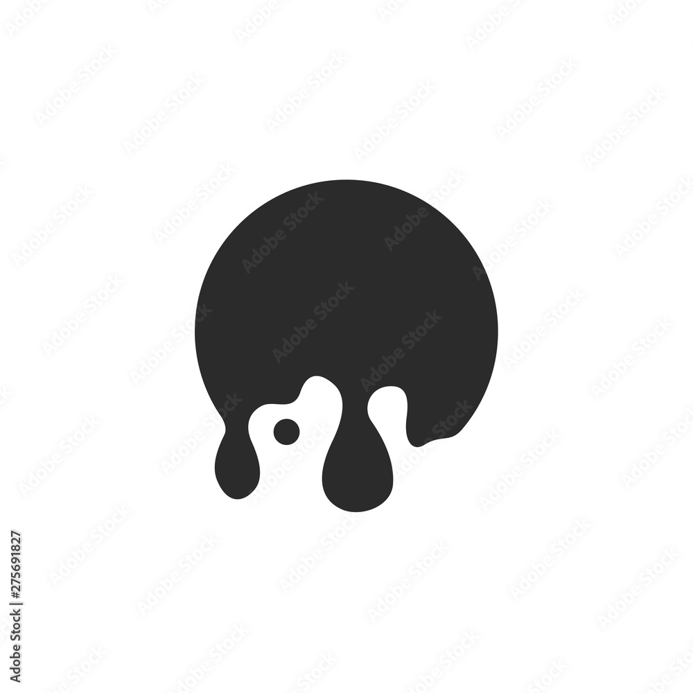 Paint drip stickers or circle labels icon template black color editable. liquid drops symbol vector sign isolated on white background. Simple logo vector illustration for graphic and web design. Paint drip stickers or circle labels icon template black color editable. liquid drops symbol vector sign isolated on white background. Simple logo vector illustration for graphic and web design.