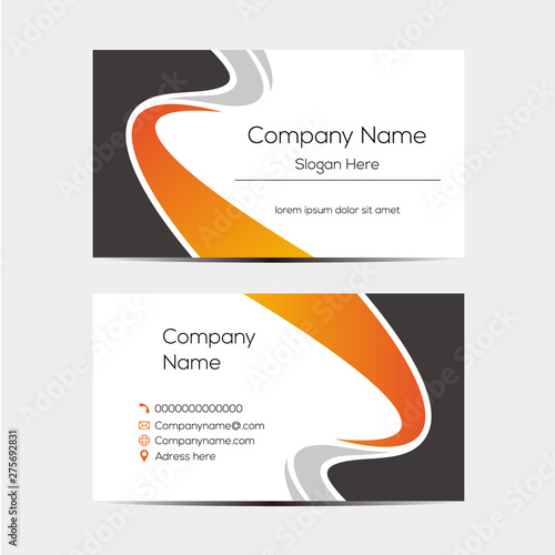 Vector design for Business Card. Abstract Background Vector Template