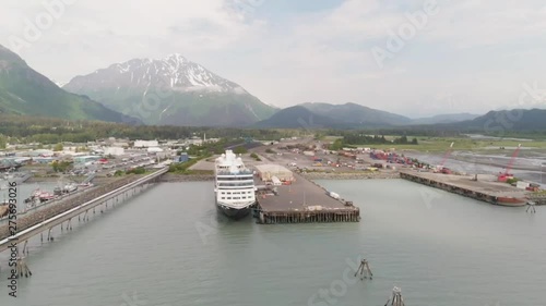 Cruise ship season in Seward, Alaska 