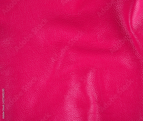 natural bright pink cowhide texture © nndanko